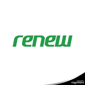 ロゴ研究所 (rogomaru)さんの新会社「renew」のロゴ　～磨き・再生の内装業～への提案