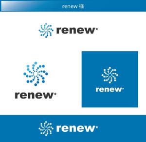 FISHERMAN (FISHERMAN)さんの新会社「renew」のロゴ　～磨き・再生の内装業～への提案