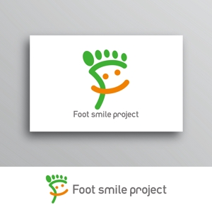 White-design (White-design)さんのFoot smile projectのロゴ製作への提案