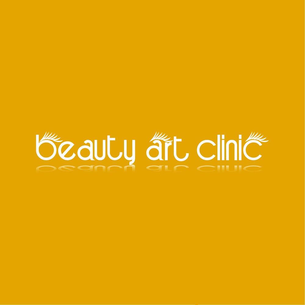 「beauty art clinic」のロゴ作成