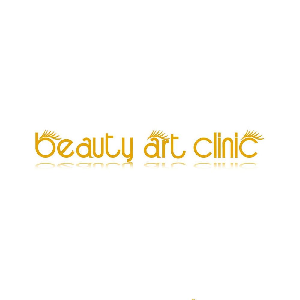 「beauty art clinic」のロゴ作成