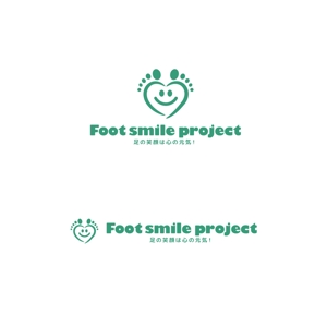  K-digitals (K-digitals)さんのFoot smile projectのロゴ製作への提案