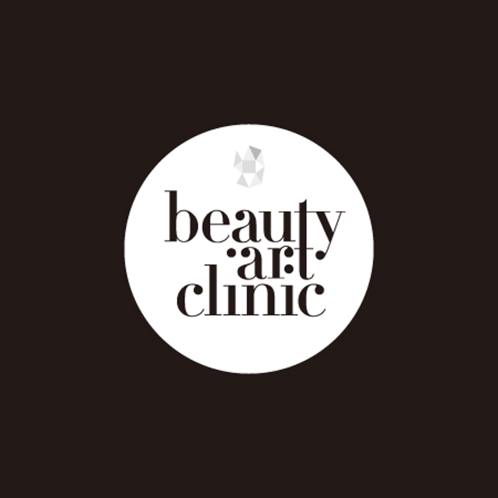 「beauty art clinic」のロゴ作成