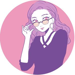 いつきみほ (waka_atata)さんの若い女性のファッションを紹介していくSNS用アカウントのアイコンイラスト作成への提案