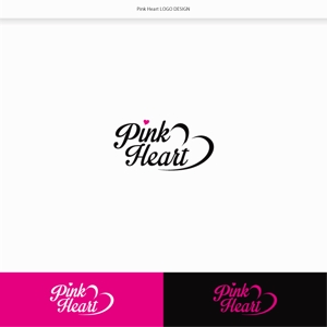 DeeDeeGraphics (DeeDeeGraphics)さんの衣料商品ブランド「Pink Heart」のロゴへの提案