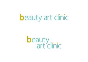 さんの「beauty art clinic」のロゴ作成への提案