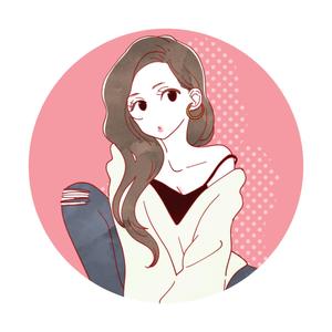 フジワラアイ (chocopon)さんの若い女性のファッションを紹介していくSNS用アカウントのアイコンイラスト作成への提案
