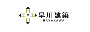さんの「(株）早川 建築　Ｈ」のロゴ作成への提案