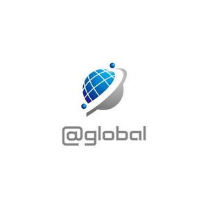 Thunder Gate design (kinryuzan)さんのグローバル人材派遣　「＠global」のロゴへの提案