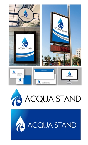 King_J (king_j)さんの新商品ウォーターサーバー「ACQUA STAND」のロゴへの提案