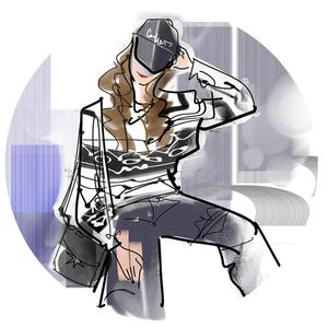 freehand (freehand)さんの若い女性のファッションを紹介していくSNS用アカウントのアイコンイラスト作成への提案