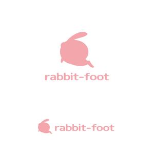 yellow_frog (yellow_frog)さんの生活雑貨　「rabbit-foot]のロゴへの提案