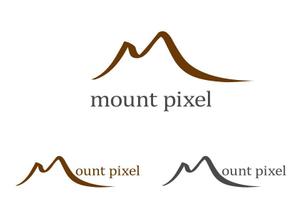 NYデザイン (mikanNico)さんの「mount pixel」のロゴ　への提案