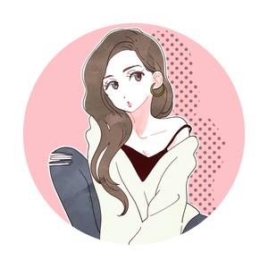 フジワラアイ (chocopon)さんの若い女性のファッションを紹介していくSNS用アカウントのアイコンイラスト作成への提案