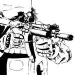 シシカバ/Sisikaba ()さんのサバイバルゲームの男性を紹介していくSNS用アカウントのアイコンイラスト作成への提案