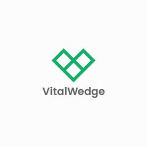 designdesign (designdesign)さんの個人事業の屋号『VitalWedge』のロゴ作成依頼への提案