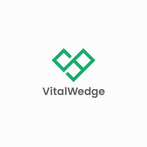 designdesign (designdesign)さんの個人事業の屋号『VitalWedge』のロゴ作成依頼への提案