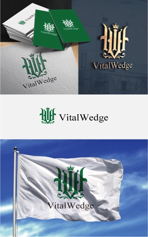drkigawa (drkigawa)さんの個人事業の屋号『VitalWedge』のロゴ作成依頼への提案