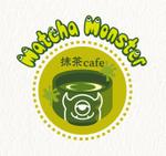 内田まろ (doronjo666)さんの抹茶カフェ「matcha monster」のロゴへの提案