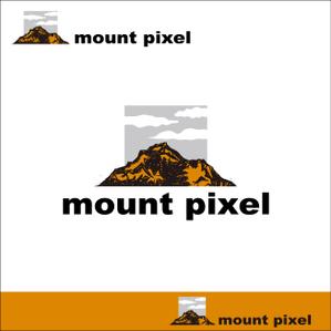 マスコット (ues111)さんの「mount pixel」のロゴ　への提案