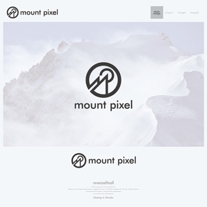onesize fit’s all (onesizefitsall)さんの「mount pixel」のロゴ　への提案