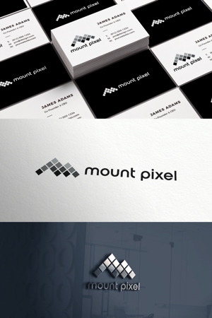 YOO GRAPH (fujiseyoo)さんの「mount pixel」のロゴ　への提案