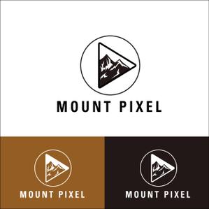マスコット (ues111)さんの「mount pixel」のロゴ　への提案