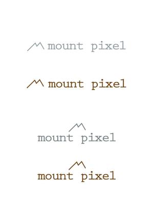 Fujie Masako (fujiema61)さんの「mount pixel」のロゴ　への提案
