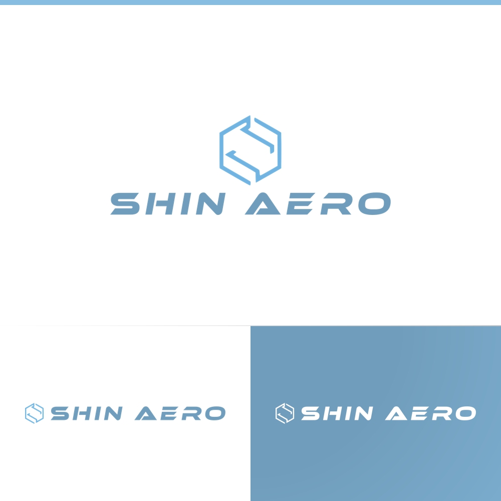 ドローンや人工衛星に関するコンサルタント「新空-Shin Aero」のロゴ