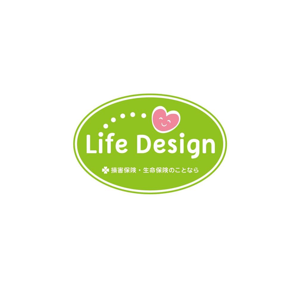 「Life Design」保険屋のロゴ作成