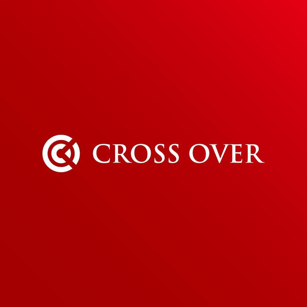 「CROSS OVER」のロゴ作成