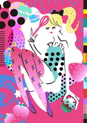 hosino (duskyouzel)さんのキービジュアルの制作【テーマは今どきSweet】への提案