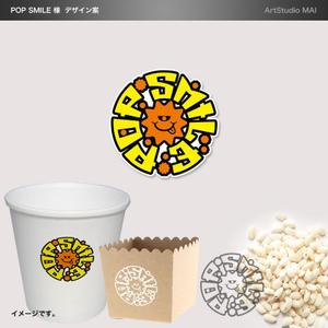 ArtStudio MAI (minami-mi-natz)さんのポン菓子屋のロゴ（商標登録予定なし）への提案