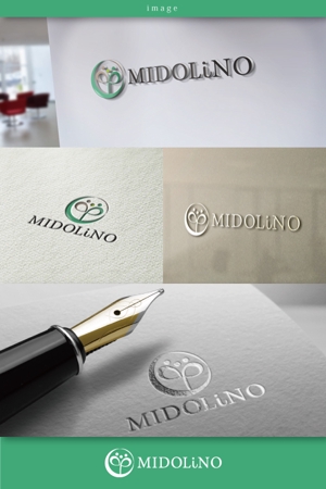 coco design (tomotin)さんの新規に立ち上げる外構工事会社「MIDOLiNO」のロゴマーク作成依頼への提案