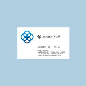 kazukotoki (kazukotoki)さんの株式会社ハチの名刺デザインへの提案