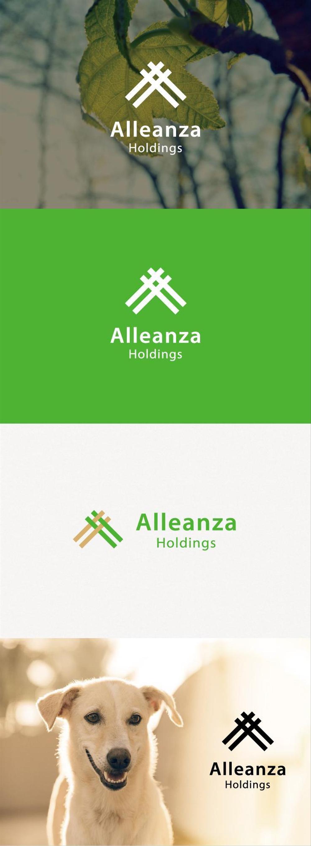 アレンザホールディングス株式会社「Alleanza Holdings」の会社ロゴマーク