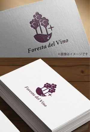 pinkpank (pinkpank)さんのワインサロン「Foresta del Vino」 のロゴへの提案