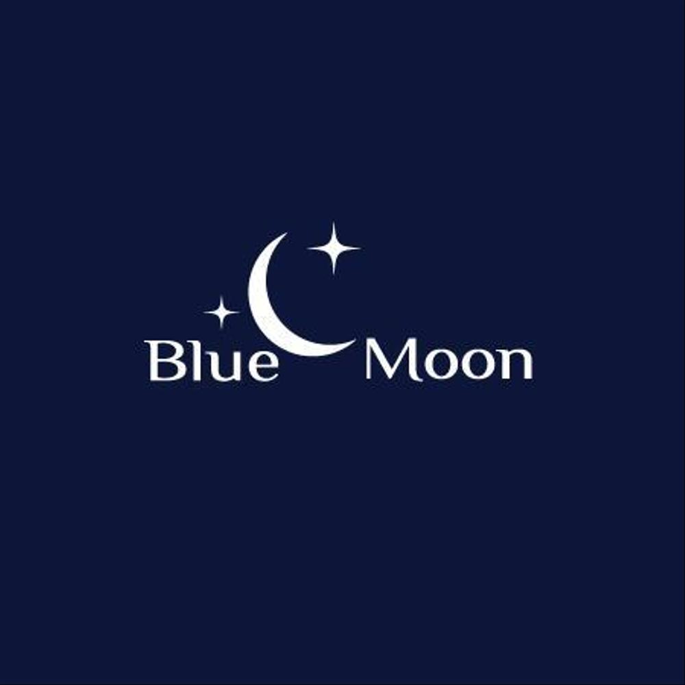 「Blue Moon」のロゴ作成（商標登録ナシ）