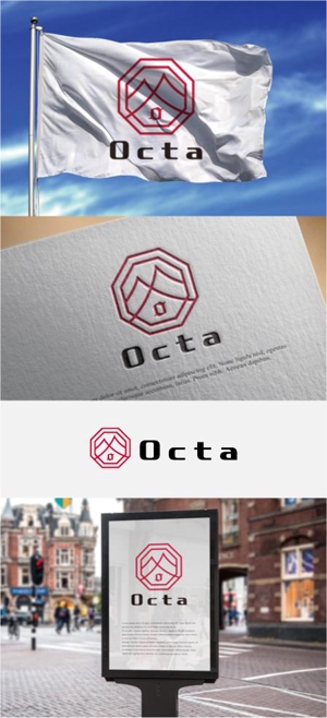 drkigawa (drkigawa)さんのクライミングギアのブランド「Octa」のロゴ制作への提案