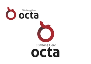 なべちゃん (YoshiakiWatanabe)さんのクライミングギアのブランド「Octa」のロゴ制作への提案