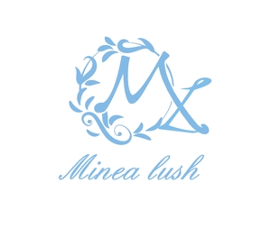 ぽんぽん (haruka0115322)さんのマツエクサロン『Minea lush』のロゴへの提案