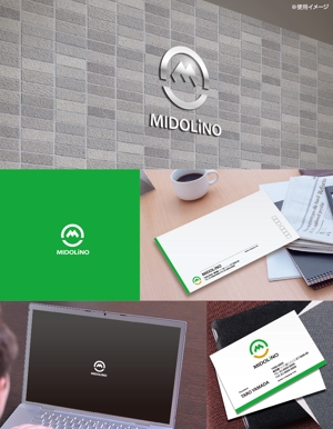 yokichiko ()さんの新規に立ち上げる外構工事会社「MIDOLiNO」のロゴマーク作成依頼への提案