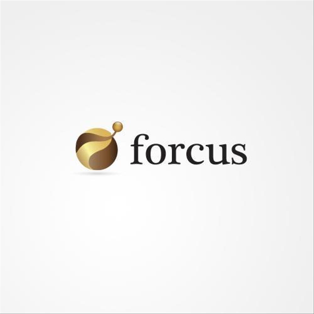 「株式会社forcus」のロゴ作成