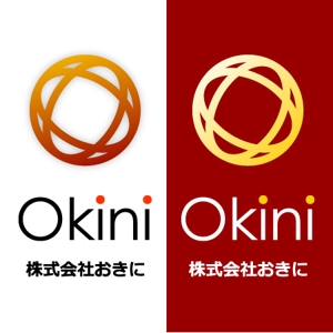 ぴょんた (pyon-ta)さんの「okini（株式会社おきに）」のロゴ作成への提案