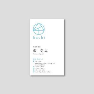TYPOGRAPHIA (Typograph)さんの株式会社ハチの名刺デザインへの提案