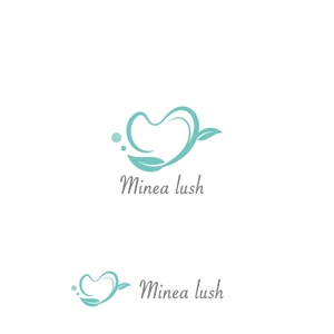 marutsuki (marutsuki)さんのマツエクサロン『Minea lush』のロゴへの提案