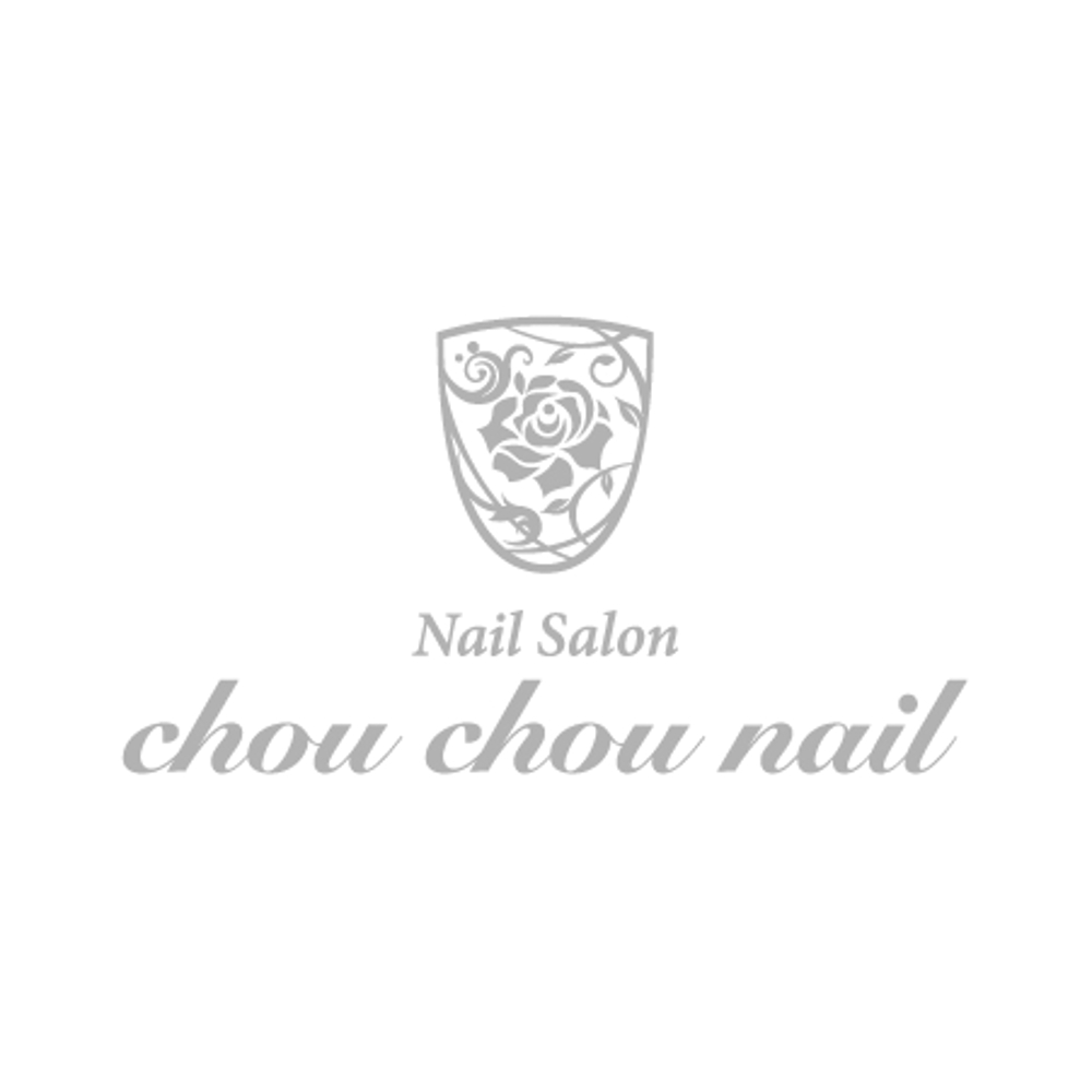 「chou chou nail」のロゴ作成