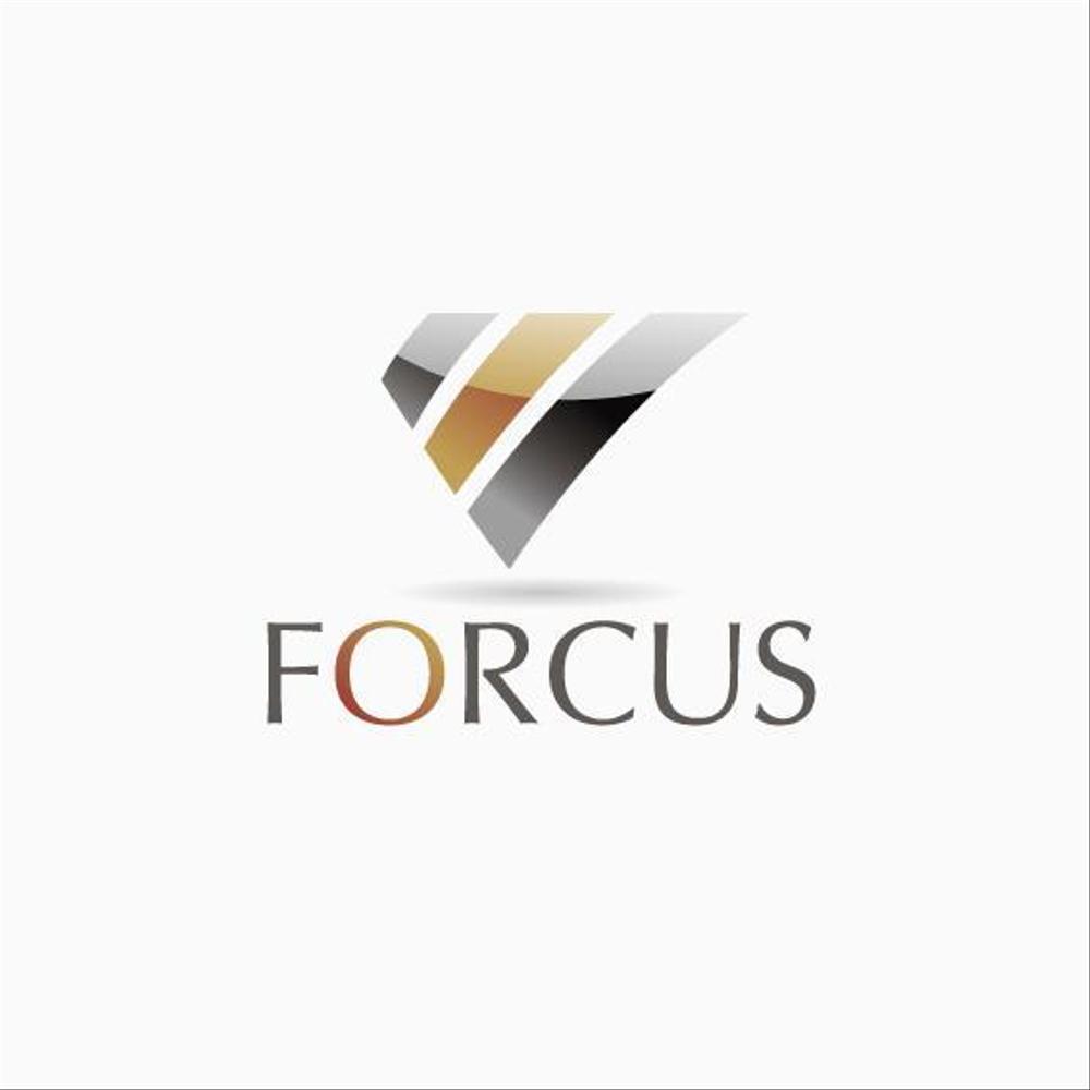 「株式会社forcus」のロゴ作成