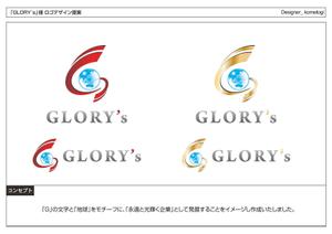 kometogi (kometogi)さんの「GLORY`s 」のロゴ作成への提案