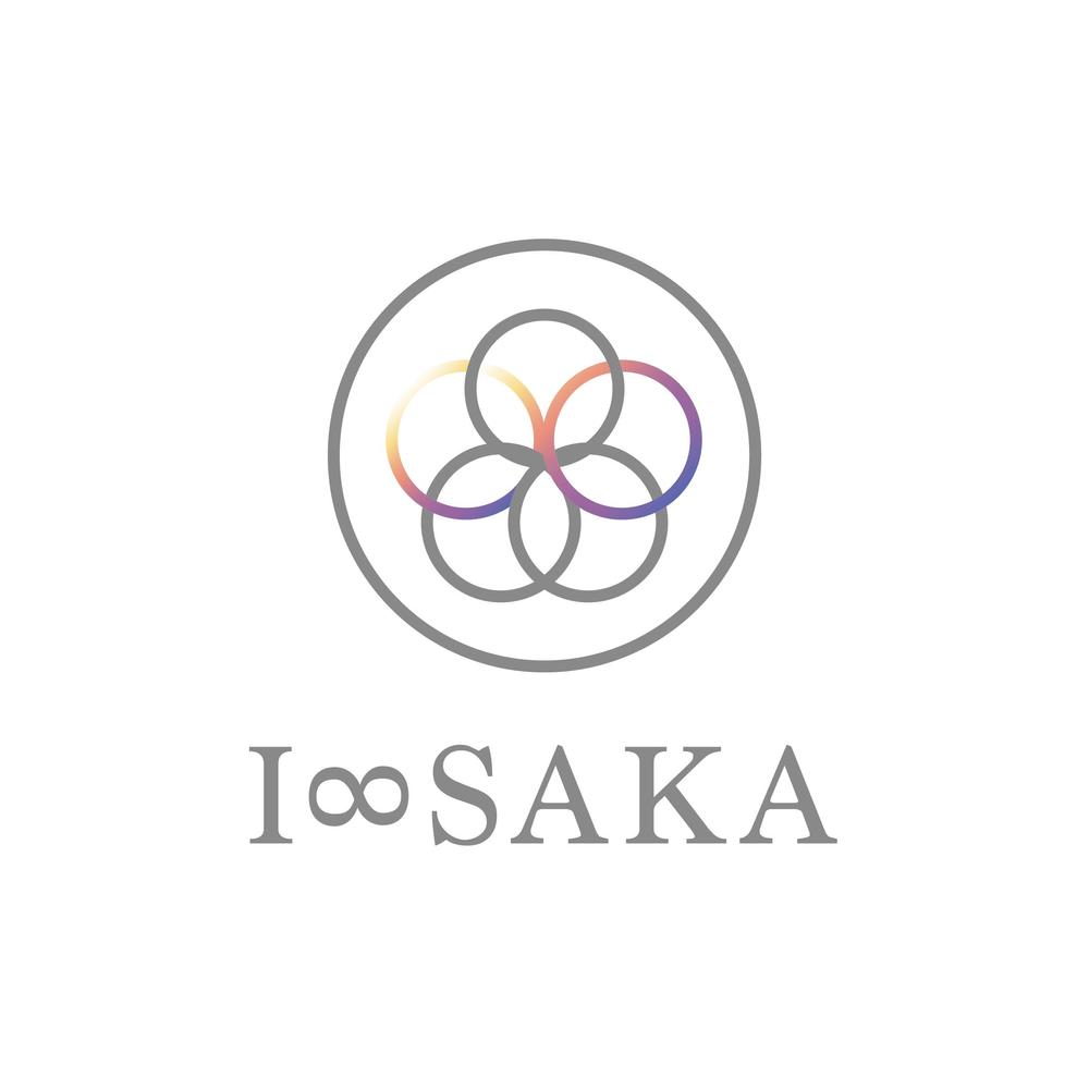 オンラインサロン「I∞SAKA」（イヤサカ）のロゴ製作